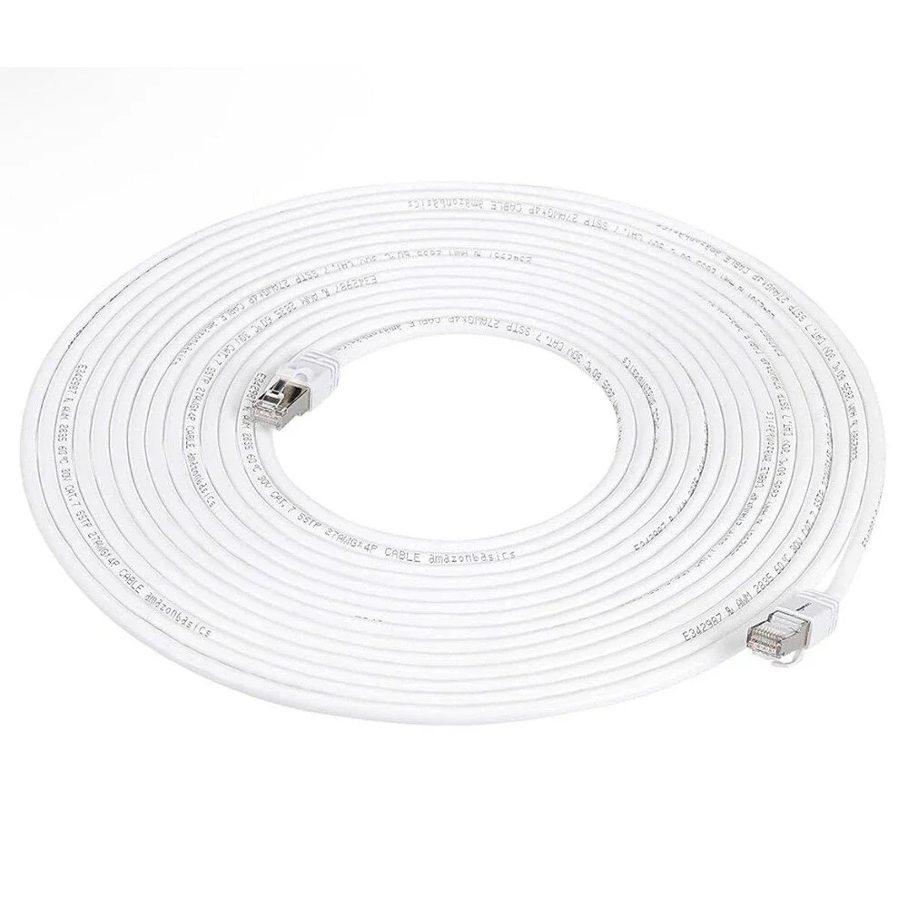 Amazon Basics RJ45 Cat 7 Ethernet Cable, 50 Foot